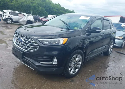 2019 Ford Edge Titanium из США, поврежденный, VIN 2FMPK4K91KBC12026
